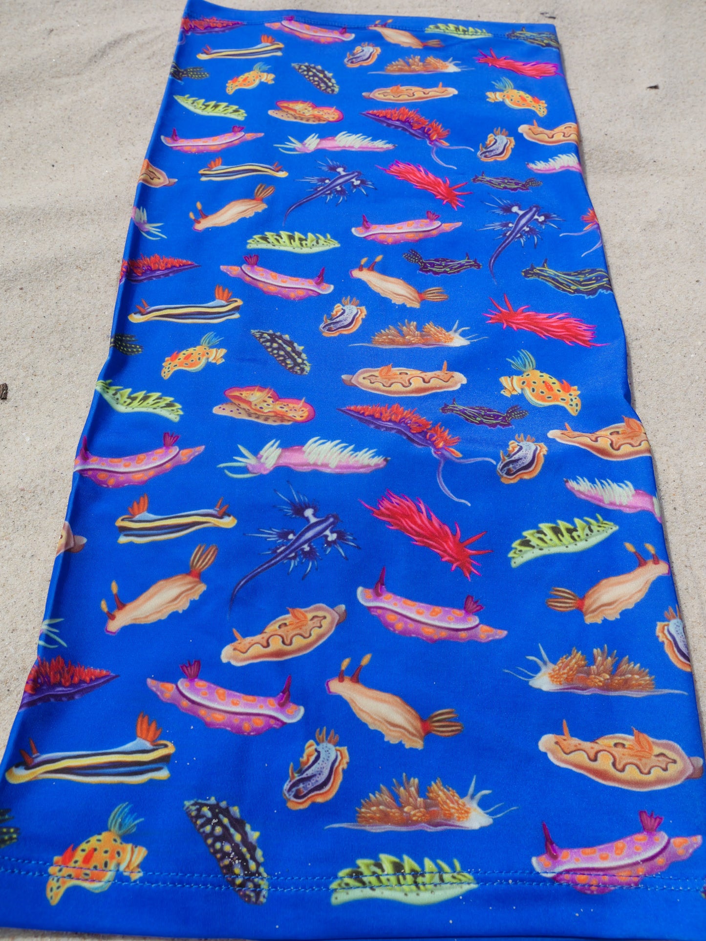 NUDIBRANCH BLUE UV GAITER HEADWEAR