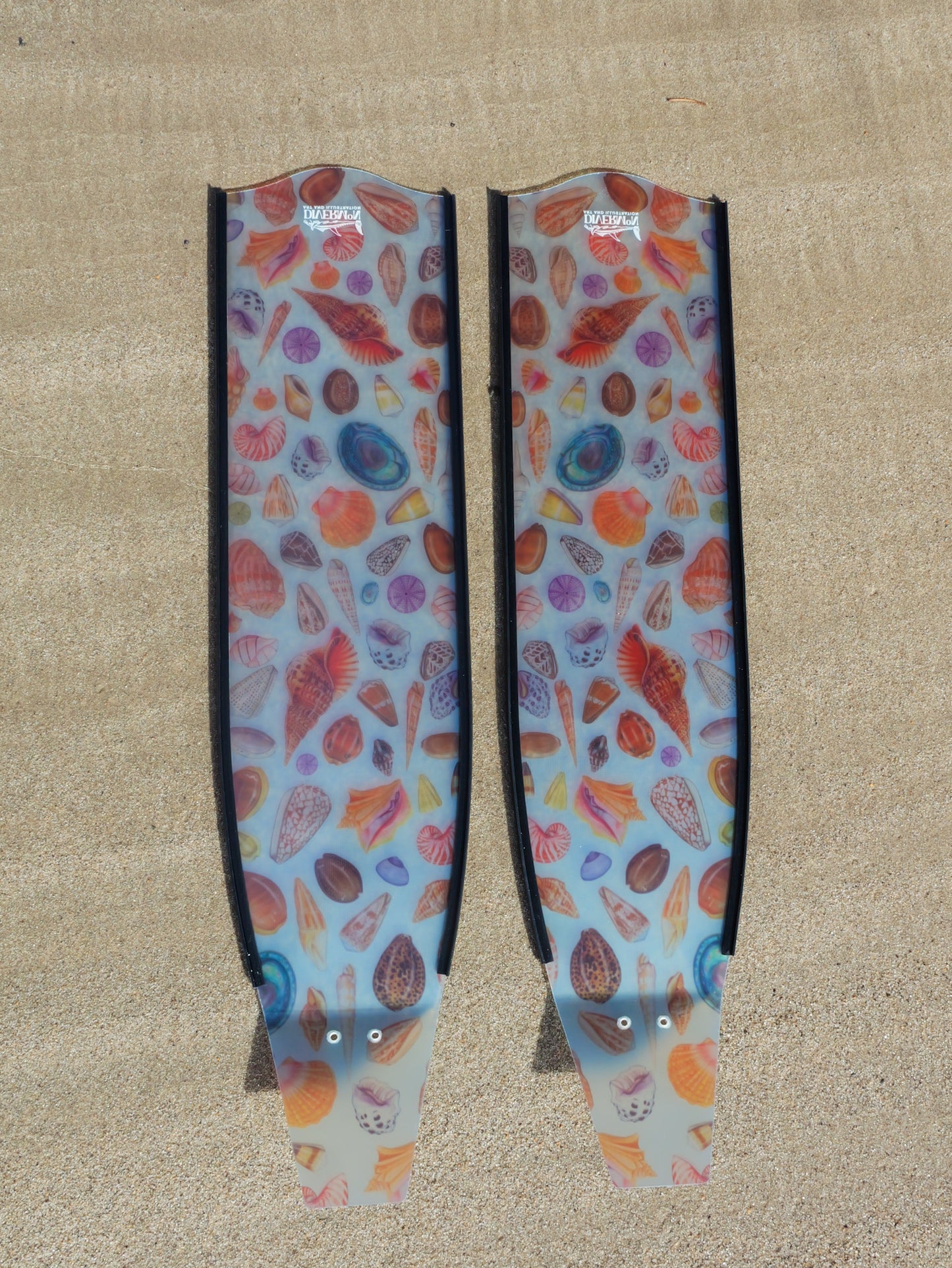 SHELLS BLACK FREEDIVING FINS