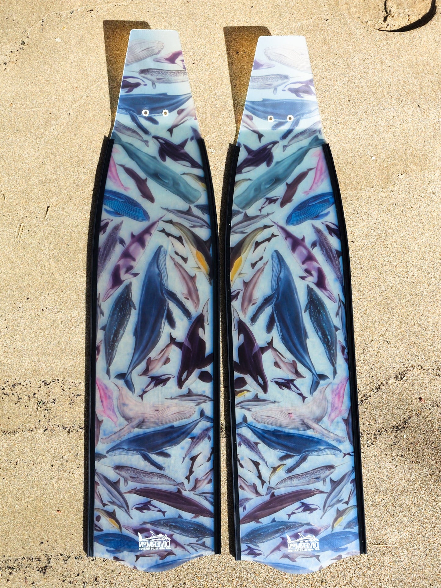 CETACEANS BLACK FREEDIVING FINS