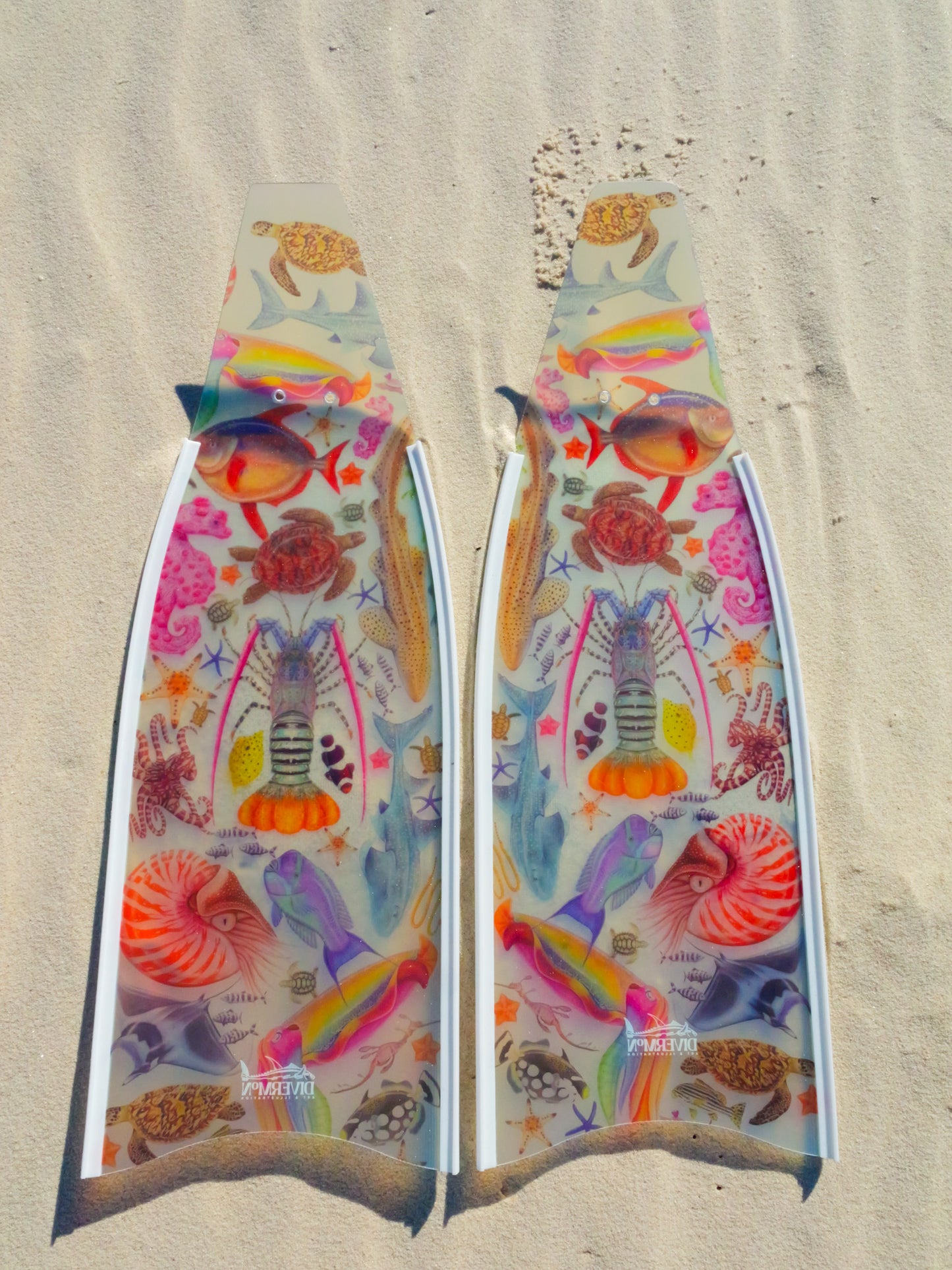 SHORT FINS RAINBOW WHITE