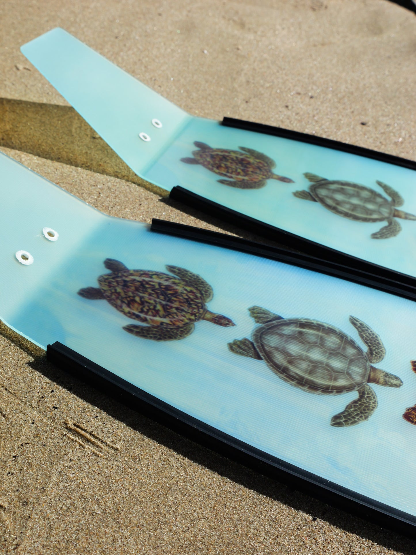 TURTLE BLACK FREEDIVING FINS