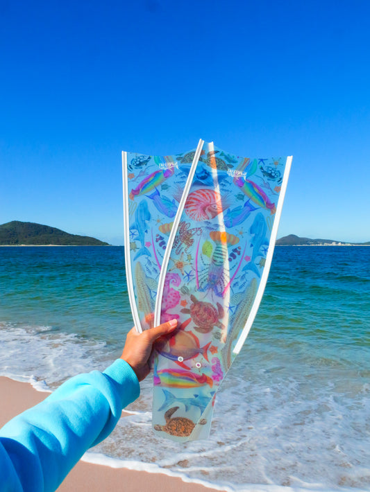 SHORT FINS RAINBOW WHITE