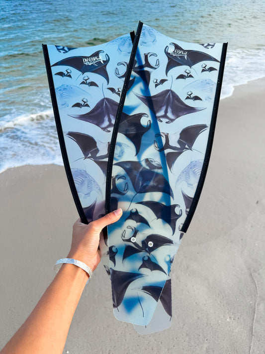 SHORT FINS MANTA BLACK