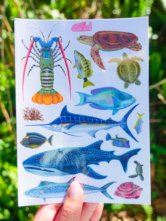 Cray sticker sheet