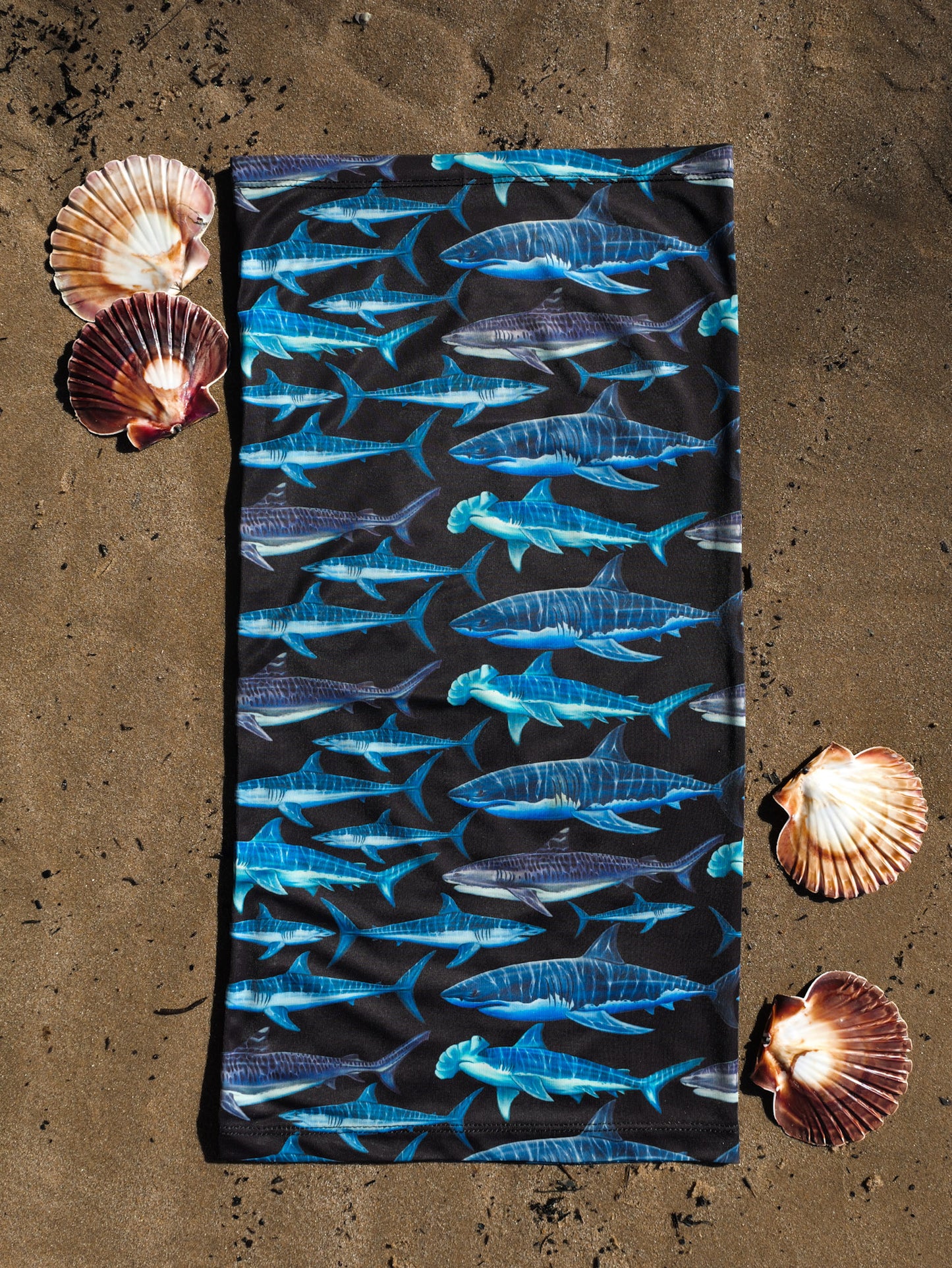 SHARKS BLACK GAITER