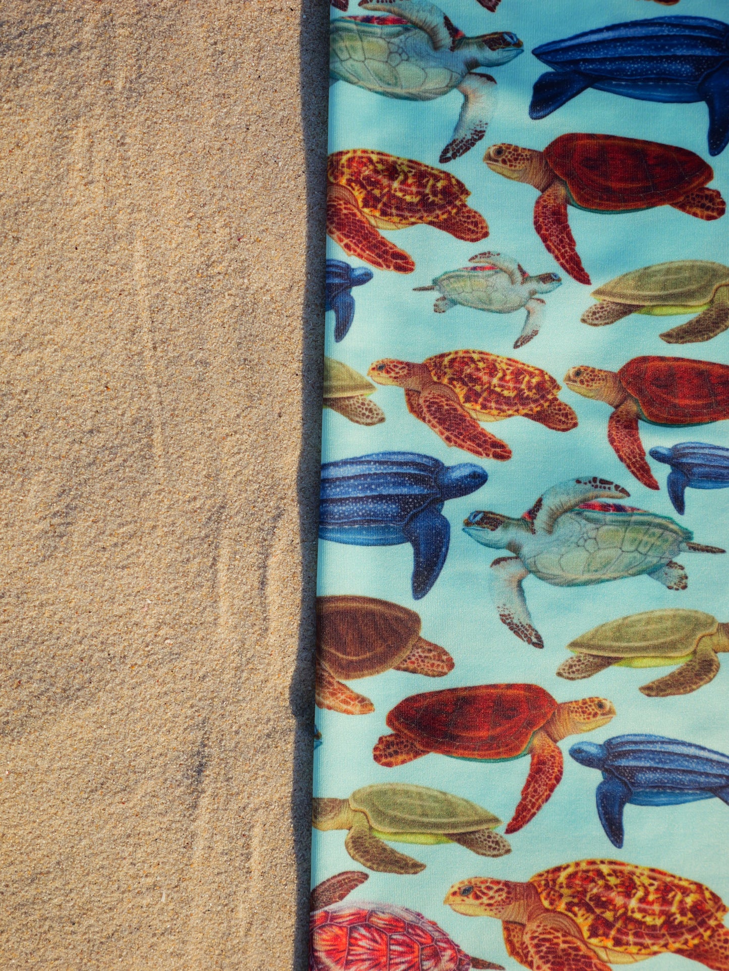 MINI TURTLES GREEN UV GAITER HEADWEAR