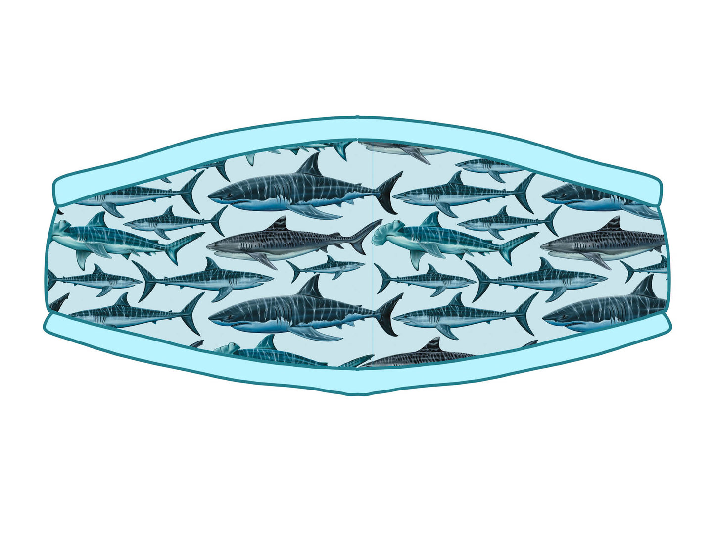 SHARK MASK TAMER BLUE