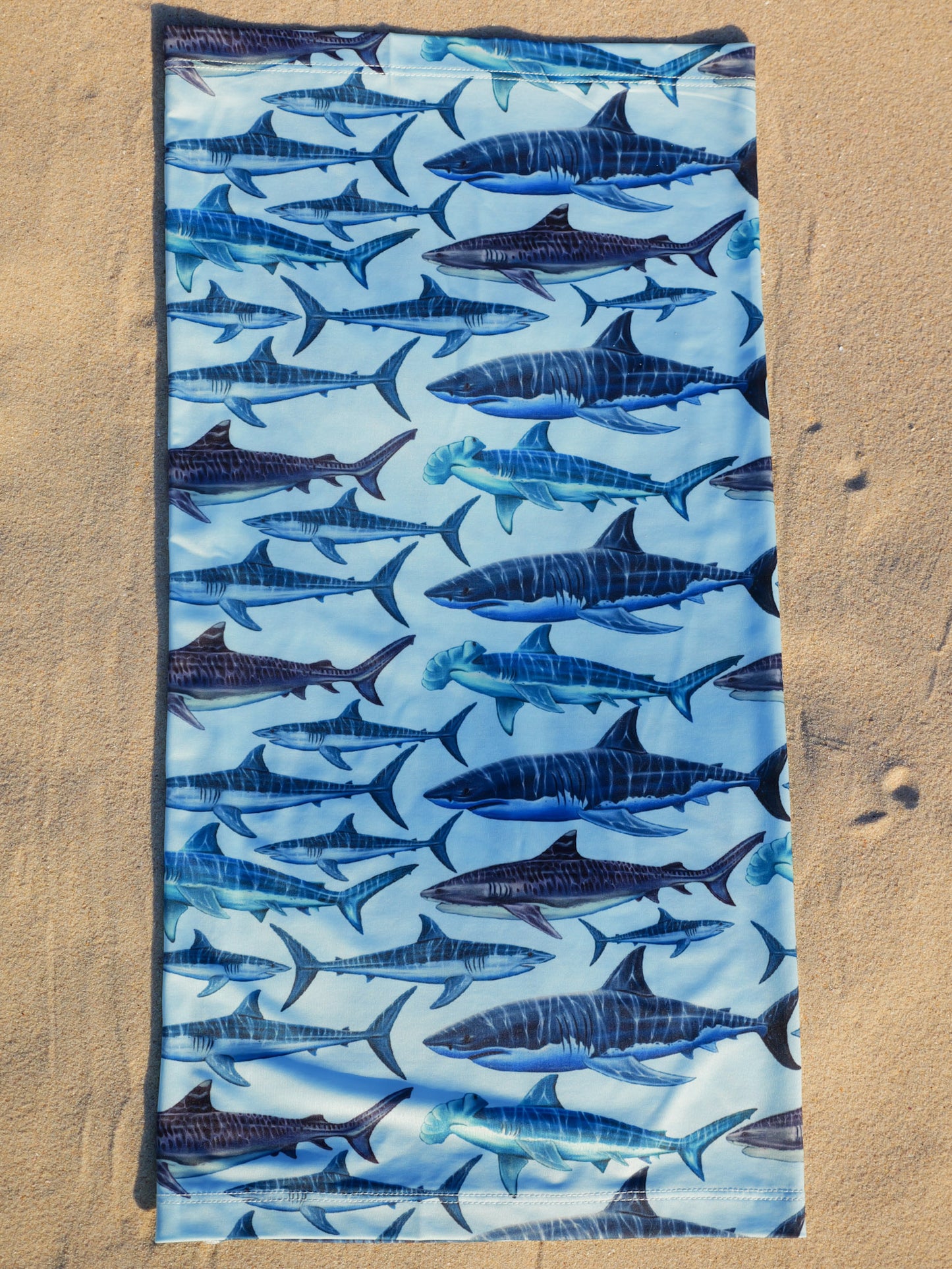 SHARKS BLUE UV GAITER HEADWEAR