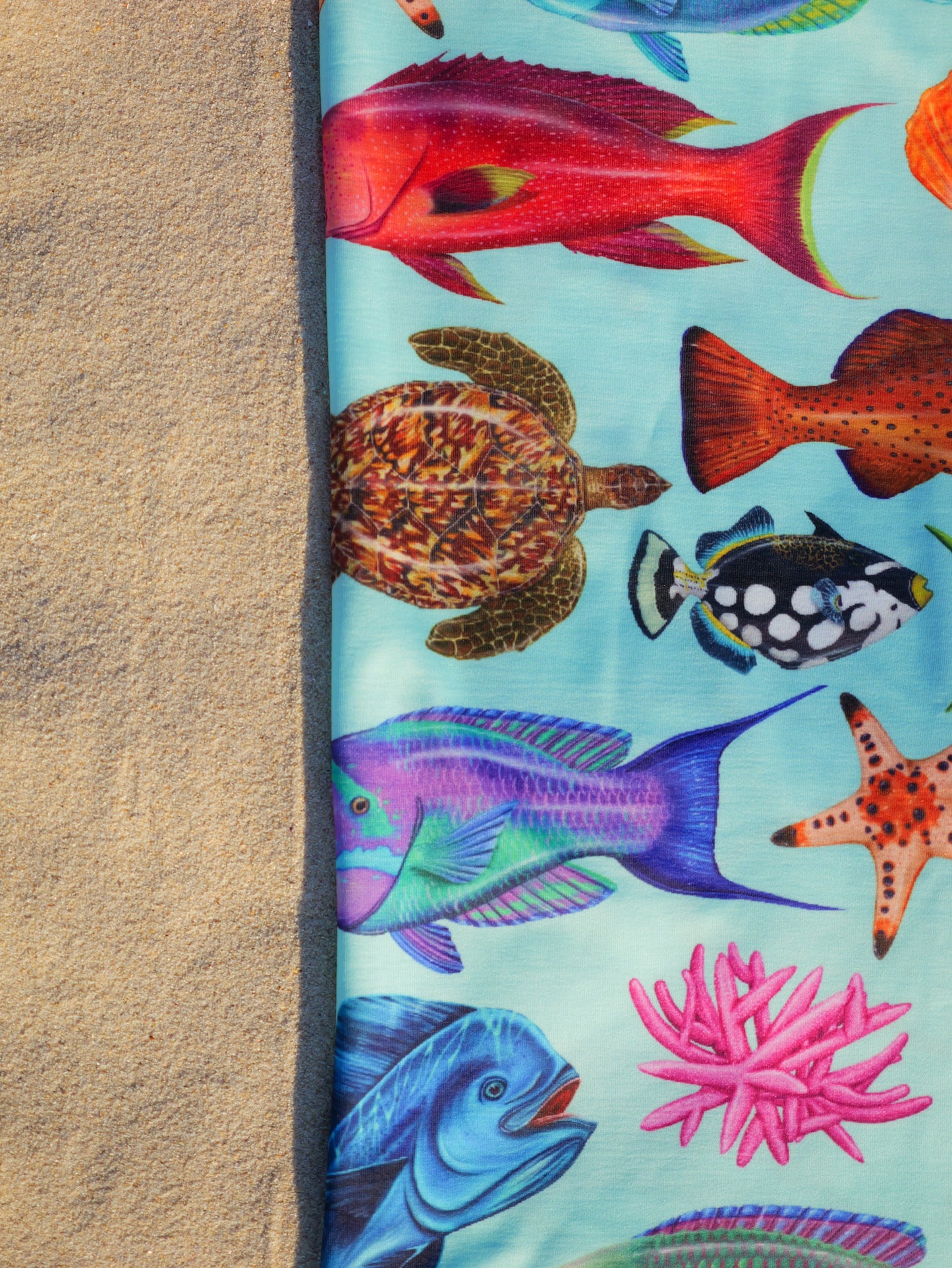 TROPICAL DREAM AQUA UV GAITER HEADWEAR
