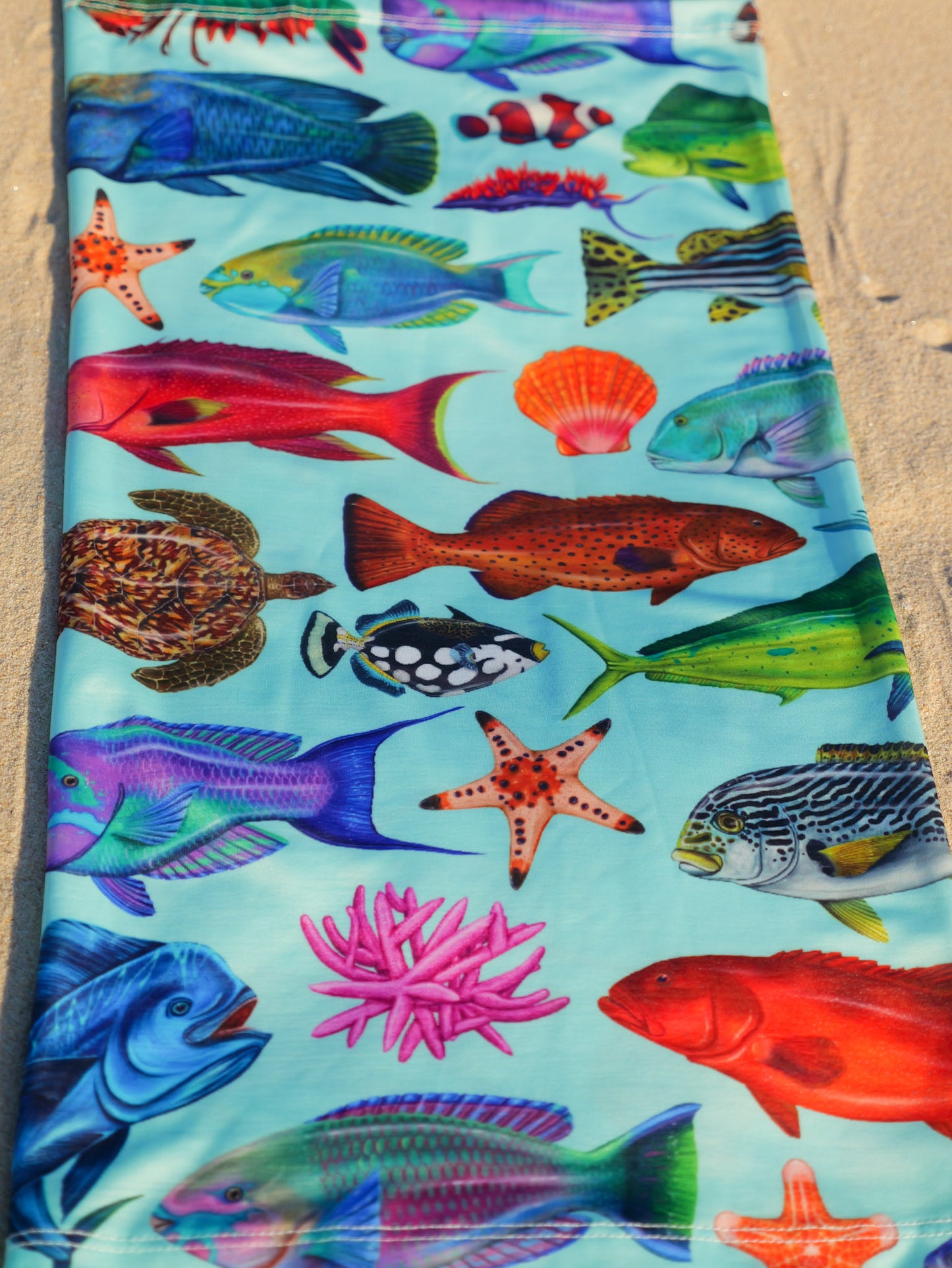 TROPICAL DREAM AQUA UV GAITER HEADWEAR