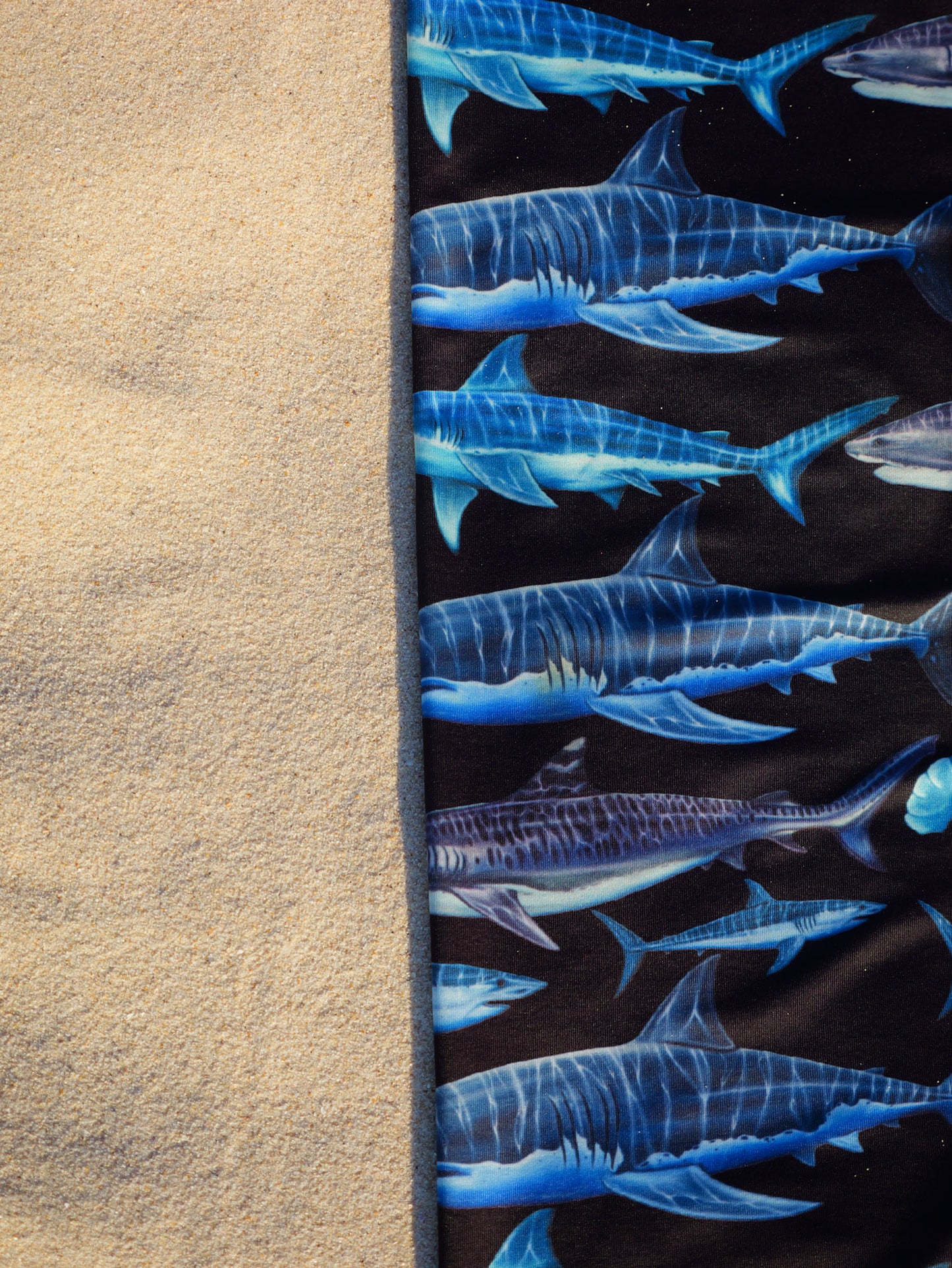 SHARKS BLACK UV GAITER HEADWEAR