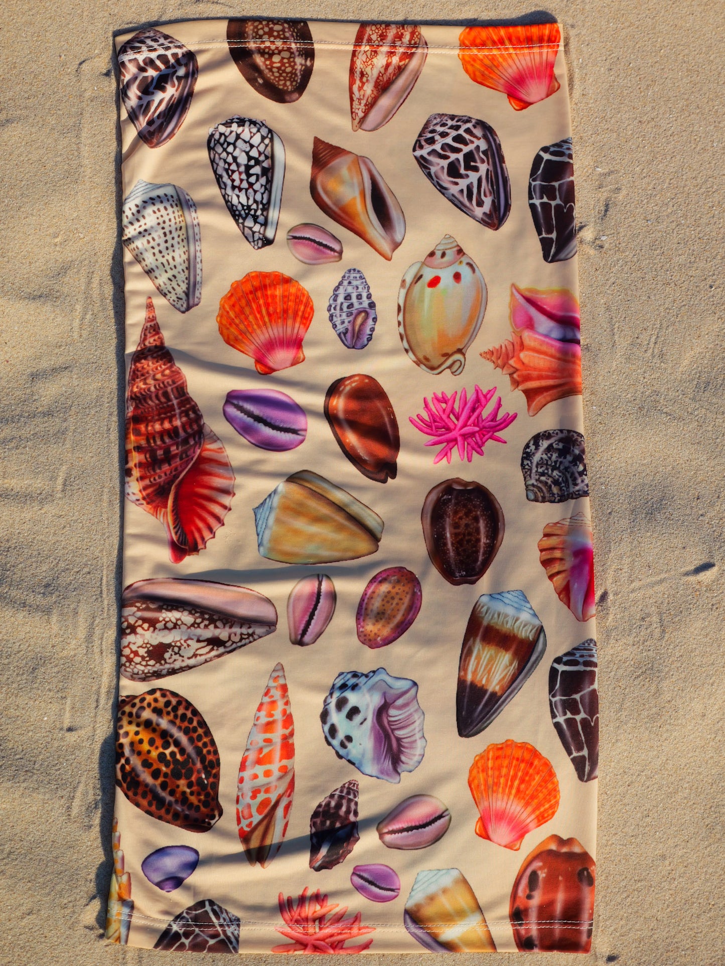 SHELLS YELLOW UV GAITER HEADWEAR