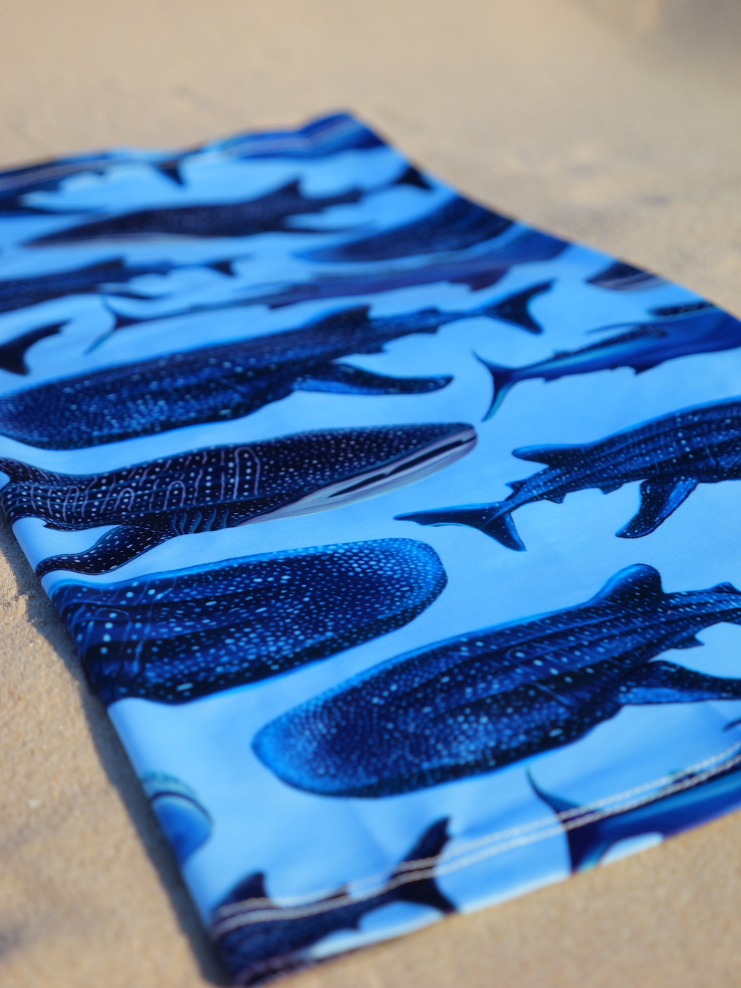 WHALE SHARK BLUE UV GAITER HEADWEAR