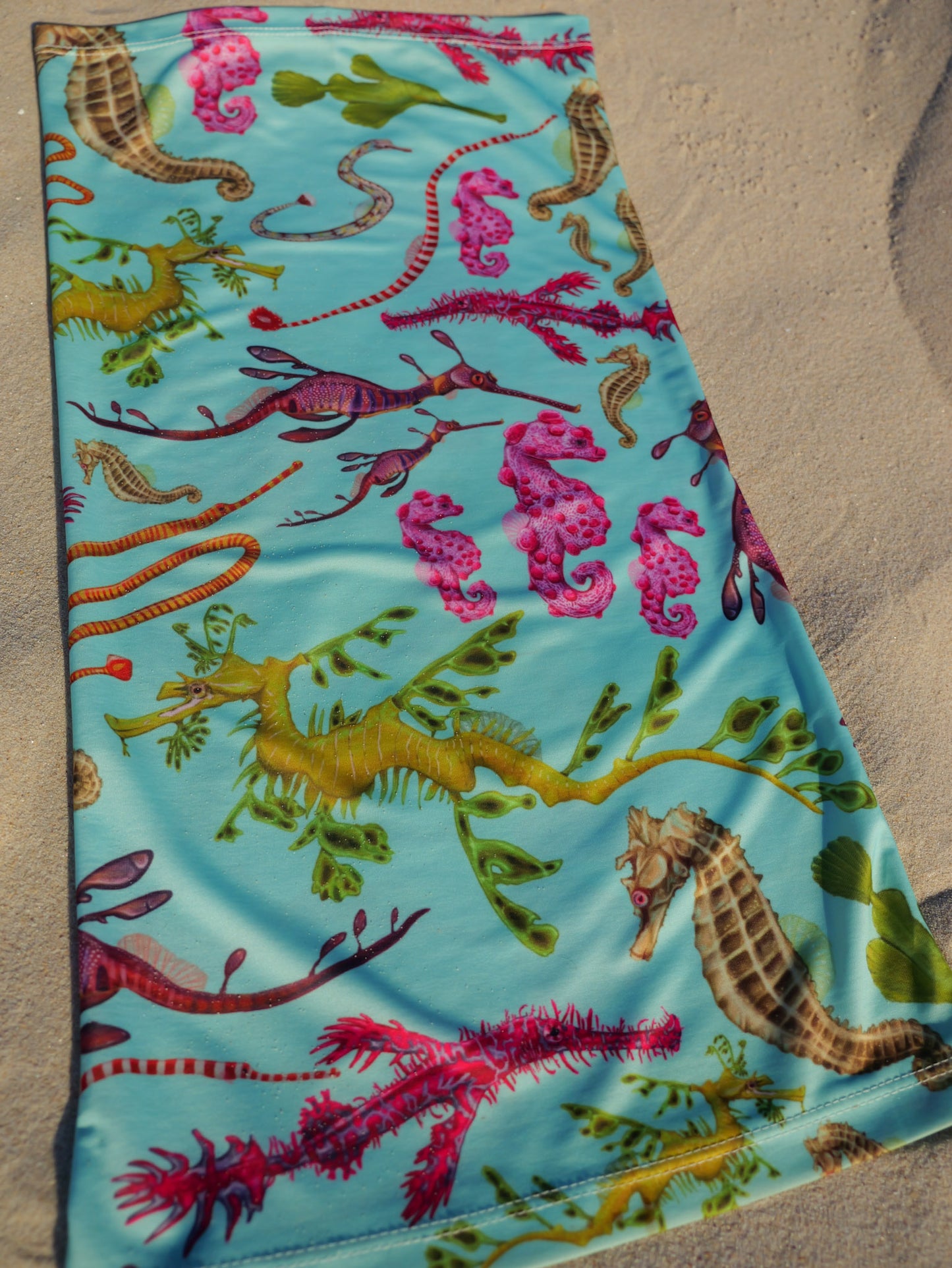 SEAHORSE GREEN UV GAITER HEADWEAR